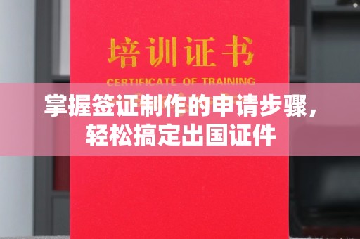 通榆掌握签证制作的申请步骤，轻松搞定出国证件