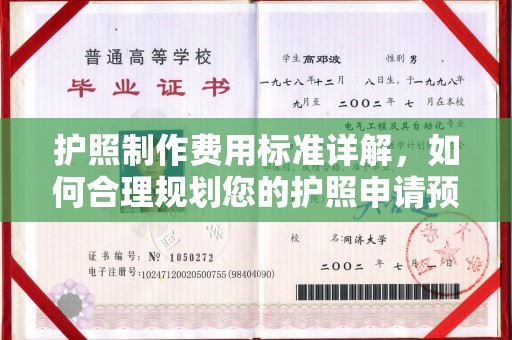 琼中护照制作费用标准详解，如何合理规划您的护照申请预算